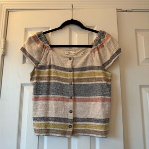 Madewell Texture & Thread Knit Top